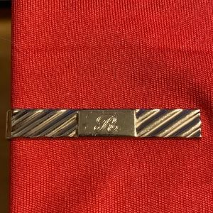 Vintage gold colored tie clip